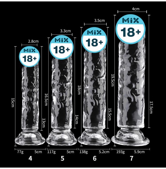 JiuAi - Crystal Warrior Glass Dildo (Multi-size Available) JiuAi - Crystal Warrior Glass Dildo (Multi-size Available)